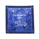 NEUF FOULARD HERMES JARDINS D'HIVER ANNIE FAIVRE SOIE + SAC CARTES A NOUER SCARF