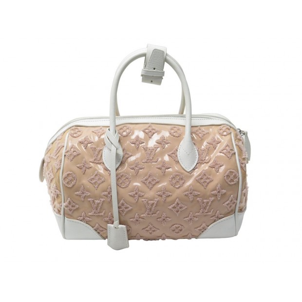 SAC A MAIN LOUIS VUITTON SPEEDY 30 MONOGRAM BOUCLETTE CUIR VERNIS HAND BAG 3850€