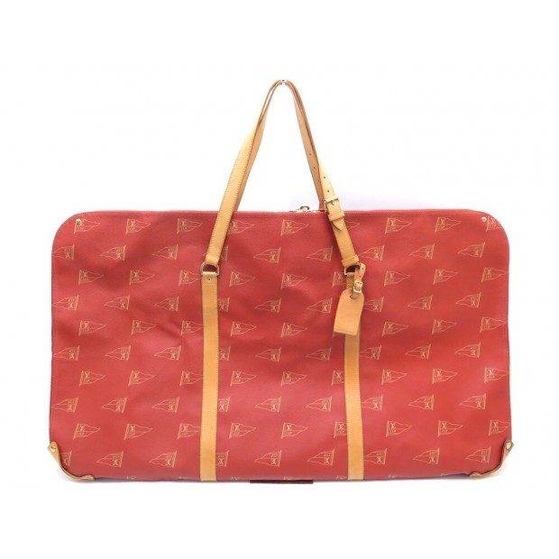 Louis Vuitton LV Cup America's Cup Duffle Bag - Red Luggage and