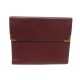 VINTAGE COUVERTURE AGENDA CARTIER MUST ORGANIZER CUIR BORDEAUX DIARY COVER 1000€