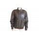 BLOUSON D'AVIATEUR RALPH LAUREN L 52 VESTE EN CUIR MARRON FLIGHT JACKET 1600€