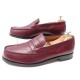 CHAUSSURES JM WESTON MOCASSINS 8.5E 42.5 LARGE 43 EN CUIR BORDEAUX LOAFERS 575€