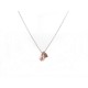 COLLIER DODO POMELLATO ESSENTIAL ARGENT 2 CHARMS GRELOT TAG DODO OR ROSE 9K 510€