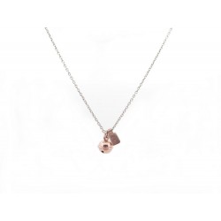 COLLIER DODO POMELLATO ESSENTIAL ARGENT 2 CHARMS GRELOT TAG DODO OR ROSE 9K 510€