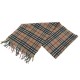 NEUF VINTAGE ECHARPE BURBERRYS CHECK CLASSIQUE MOTIF TARTAN CACHEMIRE SCARF 520€