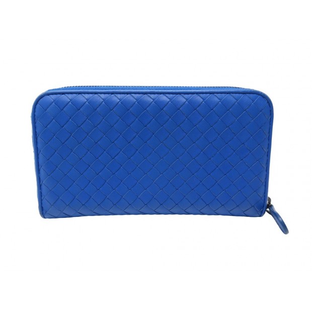 NEUF PORTEFEUILLE BOTTEGA VENETA A ZIP INTRECCIATO PORTE MONNAIE WALLET 820€