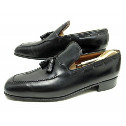 CHAUSSURES JM WESTON MOCASSINS A PAMPILLES 173 9.5D 43.5 CUIR LOAFER SHOES 895€