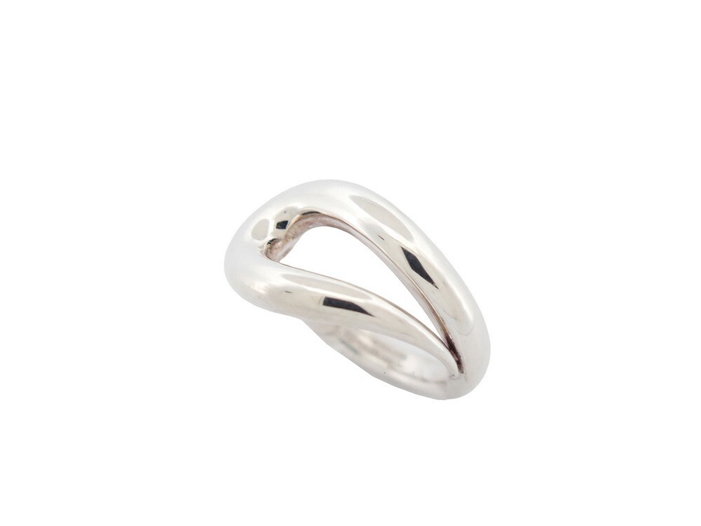 bague hermes licol h114600bv00051 t 54 argent