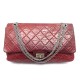 SAC A MAIN CHANEL 2.55 MAXI JUMBO EN CUIR BORDEAUX LEATHER STRAP HANDBAG 11100€