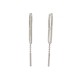 BOUCLES D'OREILLES HERMES EVER CHAINE D'ANCRE MM EN ARGENT 925 EARRINGS 890€