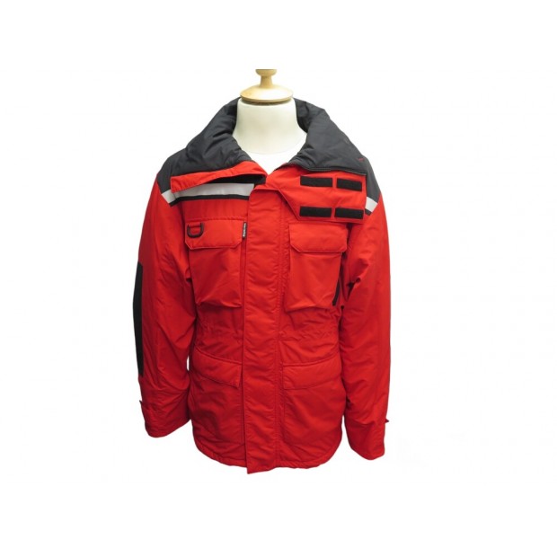 NEUF MANTEAU BALENCIAGA PARKA LEGERE 1EF2BEF9 T52 L BLOUSON ROUGE COAT NEW 4500€