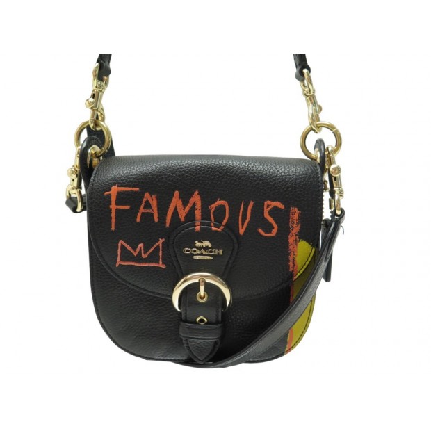 NEUF SAC A MAIN COACH FAMOUS CROWN F2157 ED LIMITEE BASQUIAT HAND BAG 550€