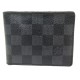 PORTEFEUILLE LOUIS VUITTON SLENDER TOILE DAMIER GRAPHITE PORTE CARTE WALLET 400€