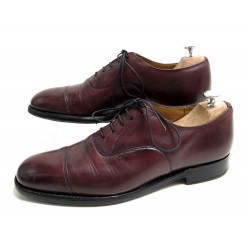 CHAUSSURES CHURCH'S CONSUL RICHELIEU BOUTS DROITS 8.5F 42.5 CUIR BORDEAUX 590€