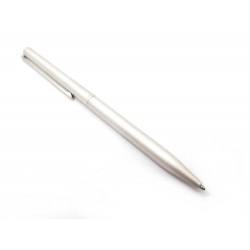 STYLO A BILLE ST DUPONT 045141N EN PLAQUE ARGENT SABLE SILVER BALLPOINT PEN