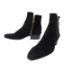 CHAUSSURES BOTTINES BALMAIN MIKE 40 IT 41 FR DAIM NOIR ANKLE BOOTS SHOES 1190€