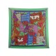 VINTAGE FOULARD HERMES ETENDARDS ET BANNIERES ANNIE FAIVRE 90 SOIE SCARF 495€