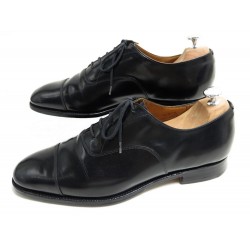 CHAUSSURES CHURCH'S BALMORAL 9F 43 RICHELIEU BOUT DROIT EN CUIR NOIR SHOES 550€