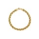 BRACELET GOURMETTE MAILLE TORSADEE EN OR JAUNE 18K 9.6GR YELLOW GOLD CABLE-KNIT