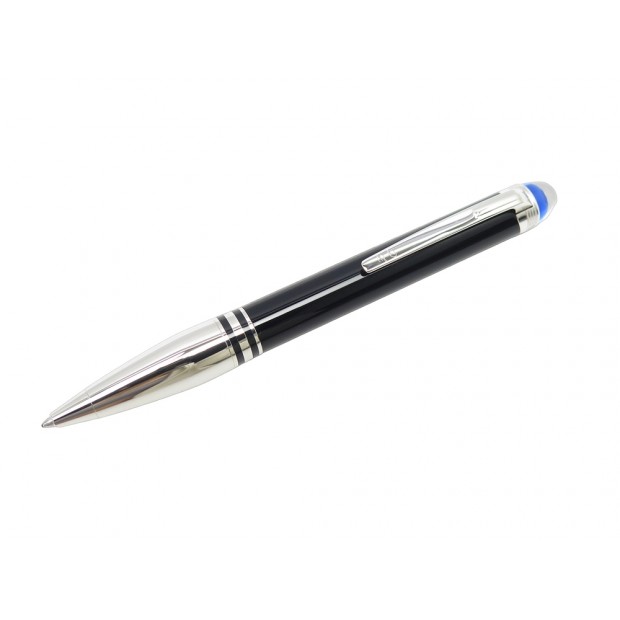 NEUF STYLO BILLE MONTBLANC STARWALKER DOUE MB132511 RESINE NOIRE BALLPEN 465€