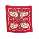 VINTAGE FOULARD HERMES LE LAISSER COURRE EN SOIE ROUGE DE FOUGEROLLE SCARF 460€