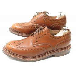 CHAUSSURES GRENSON DERBY 11 TRIPLE SEMELLES CUIR MARRON 