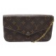 SAC A MAIN LOUIS VUITTON POCHETTE FELICIE GM TOILE MONOGRAM HANDBAG CLUTCH 1150€