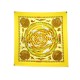 FOULARD HERMES REVES D'ESPACE MICHEL DUCHENE CARRE 90 SOIE JAUNE SILK SCARF 495€