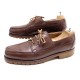 CHAUSSURES JM WESTON 690 10.5C 45 DERBY BATEAUX CUIR MARRON DECK SHOES 640€