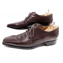 CHAUSSURES JM WESTON DERBY 518 8E 42 EN CUIR MARRON BROWN LEATHER SHOES 650€