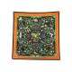 FOULARD HERMES PIERRES D ORIENT ET D OCCIDENT PAUWELS 90 SOIE ORANGE SCARF 495€