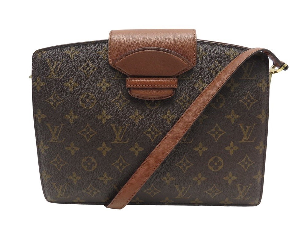 Louis Vuitton Alizé Brown Canvas Travel Bag (Pre-Owned)