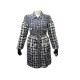 MANTEAU CHANEL VESTE LONGUE TWEED DUVETEUX BOUTONS GRIPOIX 36 S COAT 10000€