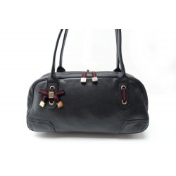 SAC A MAIN GUCCI 191720 CUIR NOIR 