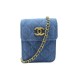 NEUF SAC A MAIN CHANEL MINI LOGO CC DENIM BANDOULIERE HAND BAG PURSE 3000€