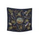 FOULARD HERMES CAVALERIE FRANCAISE LEDOUX CARRE 90 EN SOIE BLEU SILK SCARF 495€