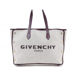 NEUF SAC A MAIN GIVENCHY BOND MEDIUM BB50AVB0RY CABAS TOILE CUIR TOTE BAG