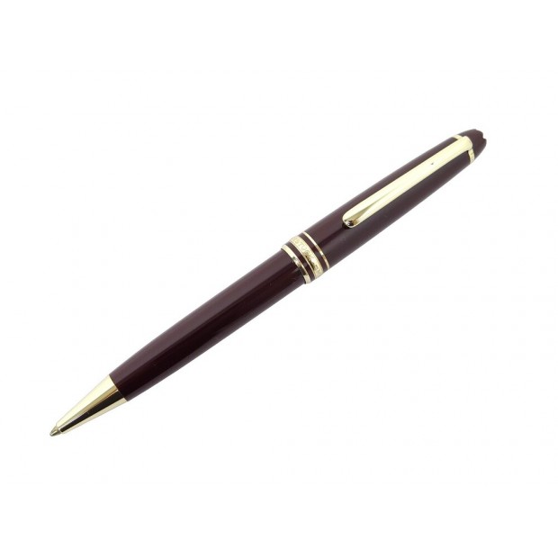 NEUF VINTAGE STYLO BILLE MONTBLANC MEISTERSTUCK CLASSIQUE BORDEAUX BALL PEN 635€