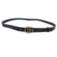 CEINTURE GUCCI GG MARMONT 409417 TAILLE 95 EN CUIR NOIR BLACK LEATHER BELT 350€