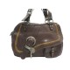 SAC A MAIN CHRISTIAN DIOR GAUCHO CUIR MARRON BROWN LEATHER HAND BAG PURSE 2000€