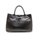 SAC A MAIN LONGCHAMP ROSEAU CROCO MARRON 