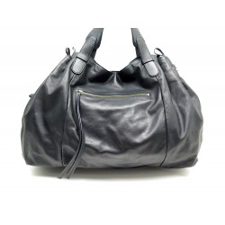 NEUF SAC A MAIN GERARD DAREL LE 72 GD EN CUIR NOIR WEEKEND HAND BAG PURSE 425€