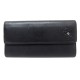 PORTEFEUILLE CHANEL CAMELIA LOGO CC CUIR GRAINE NOIR LEATHER WALLET 1390€