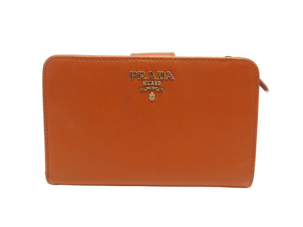 Prada saffiano best sale cuir leather wallet