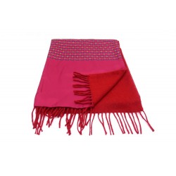 ECHARPE HERMES EN CACHEMIRE ET SOIE ROUGE HOMME RED CASHMERE & SILK SCARF 470€