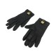 GANTS HERMES CHARMS SAC A MAIN CONSTANCE & KELLY CUIR NOIR 7 LEATHER GLOVES 750€