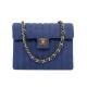 VINTAGE SAC A MAIN CHANEL TIMELESS DENIM BLEU MATELASSE BANDOULIERE BAG 5400€