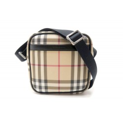 NEUF SAC A MAIN BURBERRY POCHETTE BANDOULIERE TOILE TARTAN CHECK BAG PURSE 450€