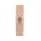 NEUF MONTRE HERMES KILIM KL1 272 17 MM QUARTZ OR ROSE 18K DIAMANTS WATCH 54500€