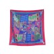 NEUF FOULARD HERMES ETENDARDS ET BANNIERES FAIVRE CARRE 90 SOIE BOITE SCARF 460€